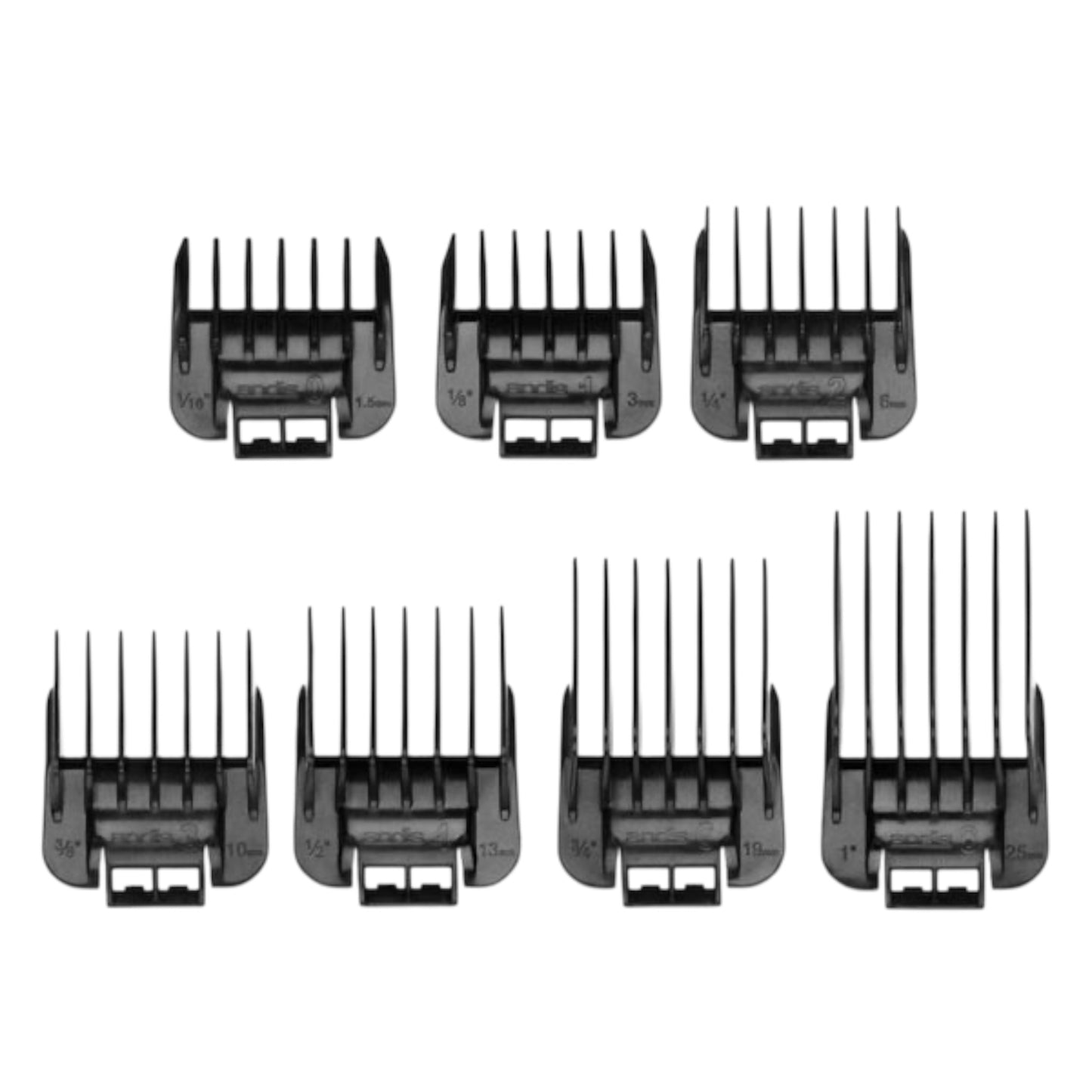 Andis Master 7 Pcs Attachment Comb Set #01380