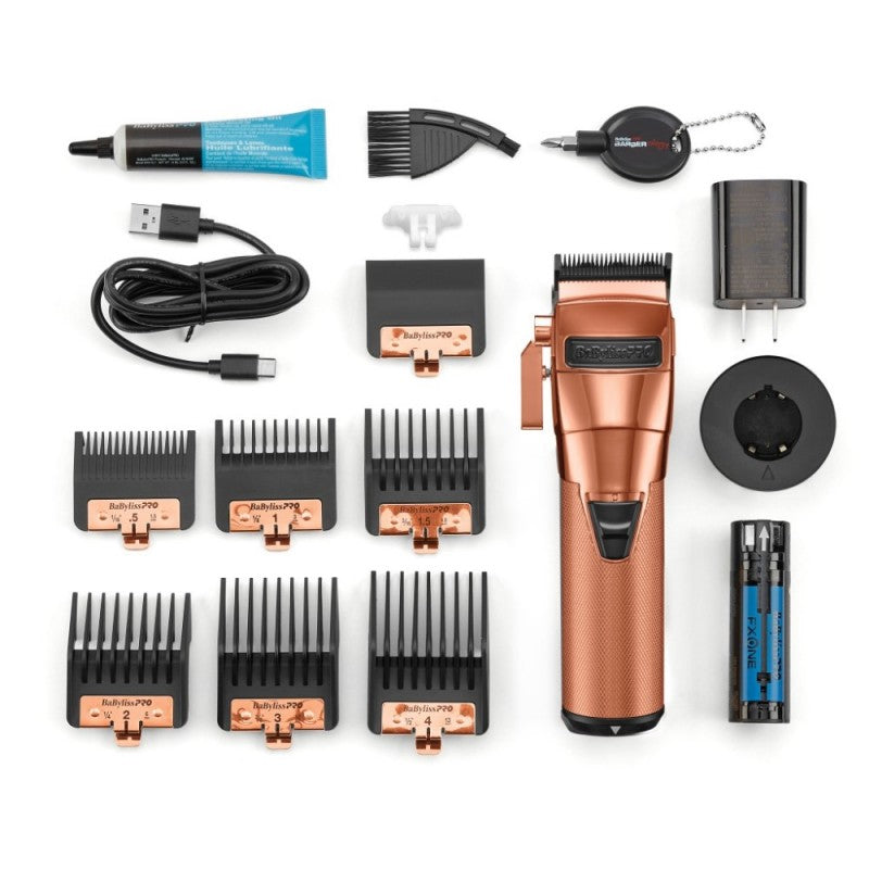 BaBylissPRO FXONE RoseFX Clipper FX899RG Professional Cordless Clipper