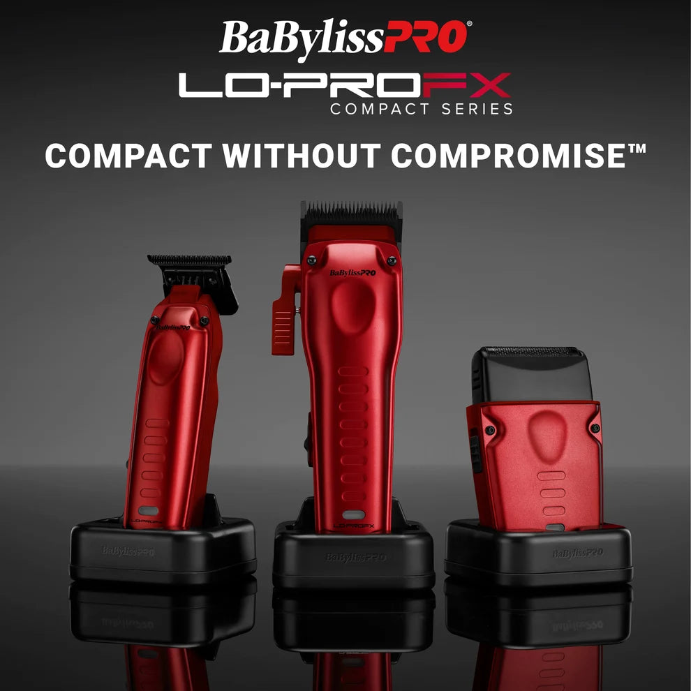 BaBylissPRO LO-PROFX Compact Single Foil Shaver Red #FXLPFS1RD
