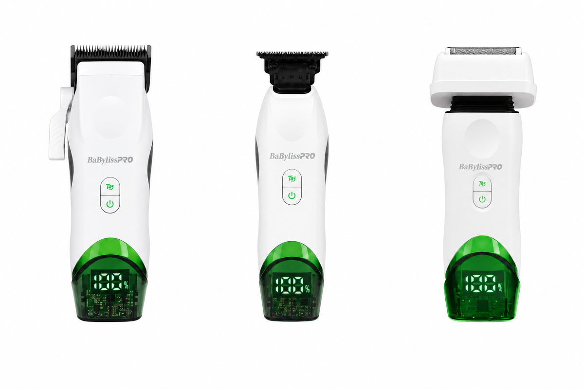 BaBylissPRO x Tomb45 White 3-Piece Combo – Clipper, Trimmer & Shaver