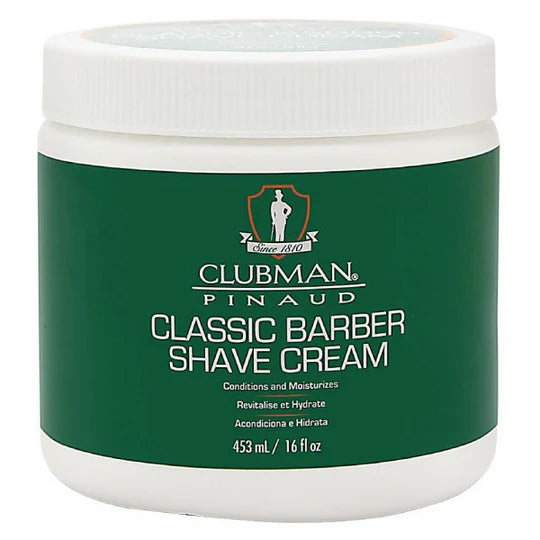 CLUBMAN CLASSIC BARBER SHAVE CREAM 16OZ