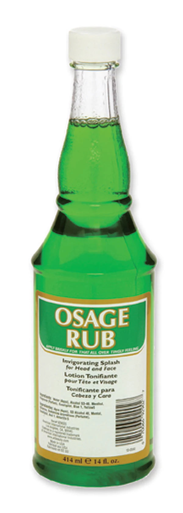Clubman Jeris Osage Rub 14 oz menthol scalp tonic