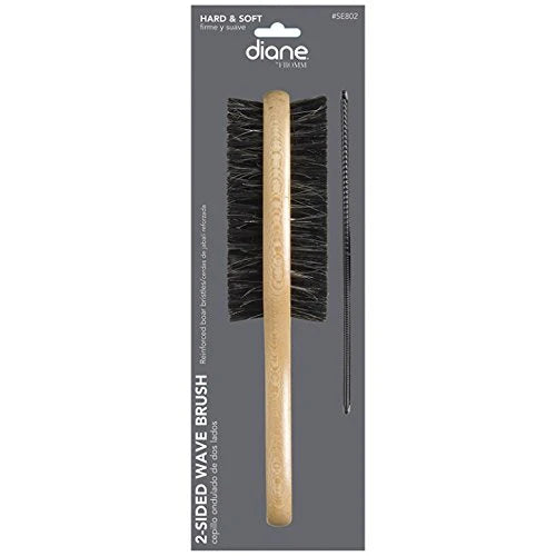 DIANE HARD & SOFT REINFORCED BOAR 2-SIDE WAVE BRUSH
