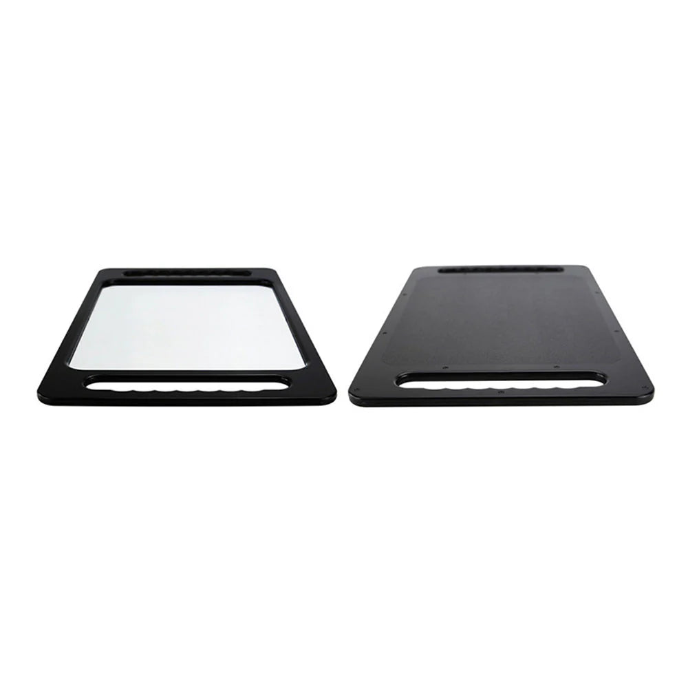 Double Handle Professional Barber Hand Mirror Large Viewing Mirror