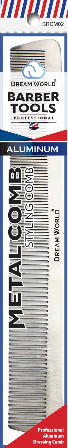 Dream World aluminum styling comb professional barber tool