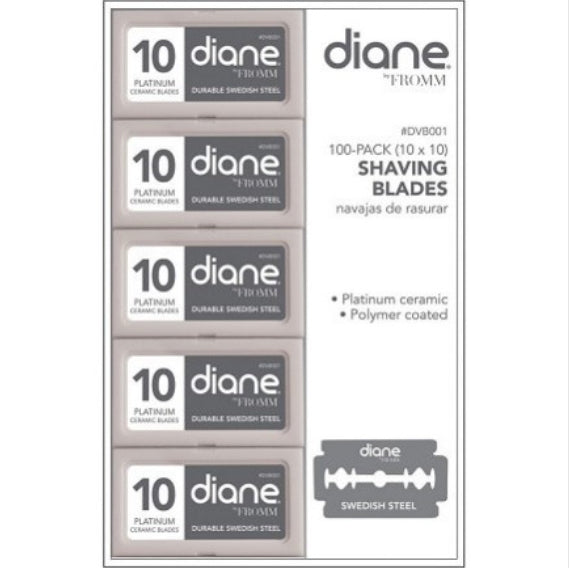 DIANE DOUBLE EDGE BLADES 100PK #DVB001