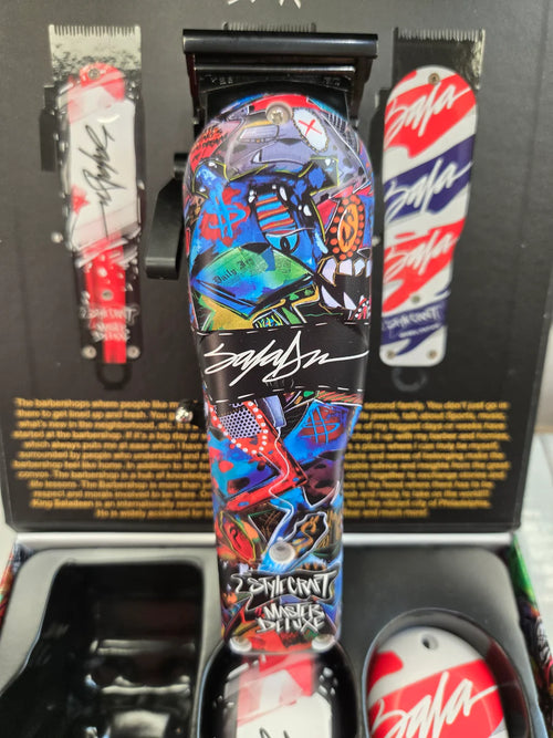 STYLECRAFT REBEL SUPER-TORQUE MODULAR CORDLESS CLIPPER W/ ECHO BLADE - KING SALADEEN LIMITED EDITION