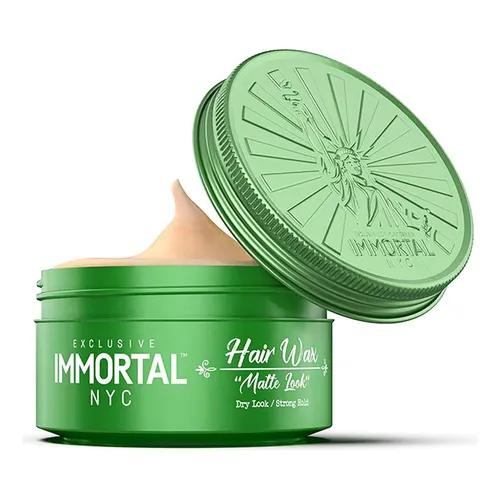 Immortal Matte Look Hair Wax 5.07oz – Strong Hold Natural Finish
