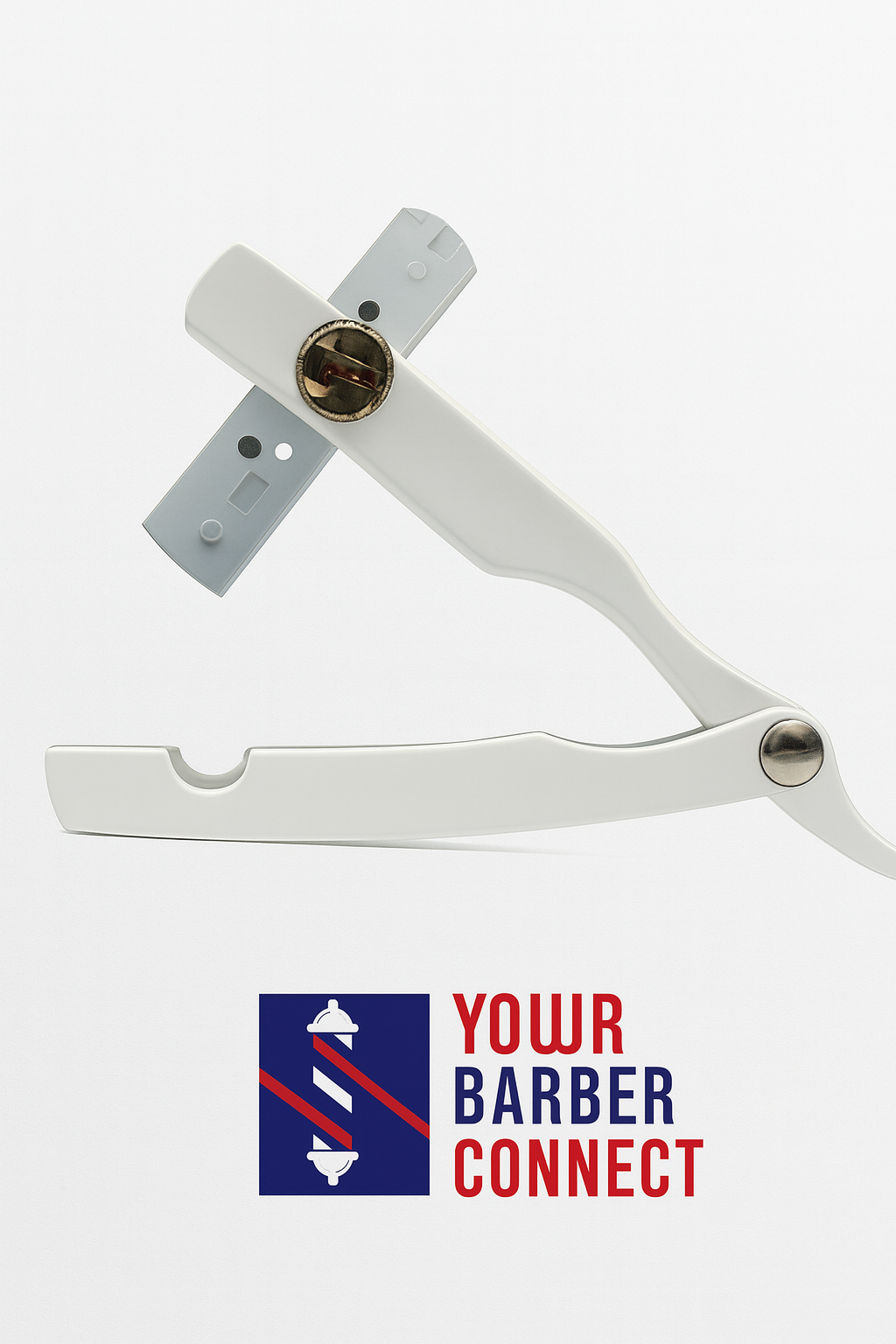 Irving Barber Co White Cerakote straight razor