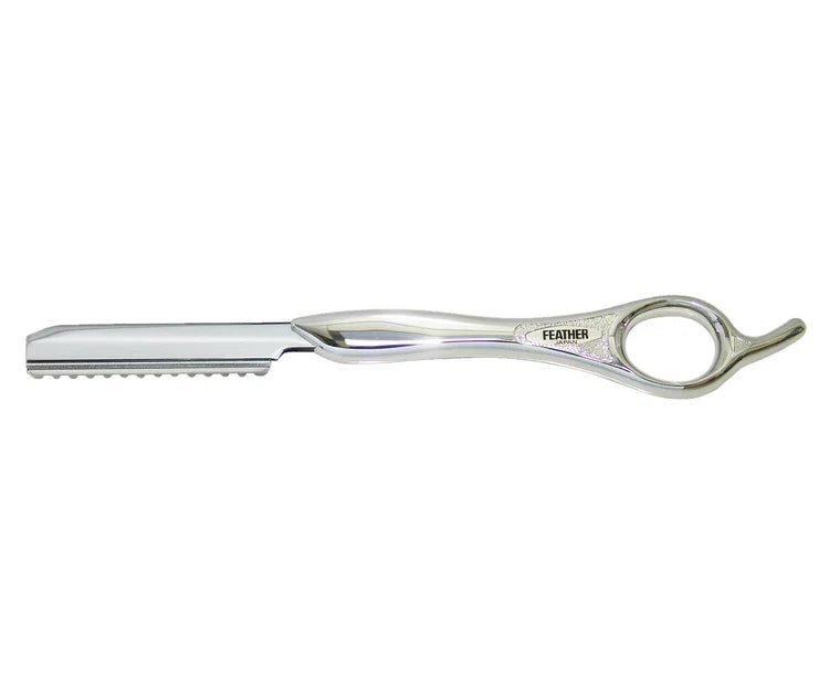 Jatai Feather styling razor professional haircutting tool - silver