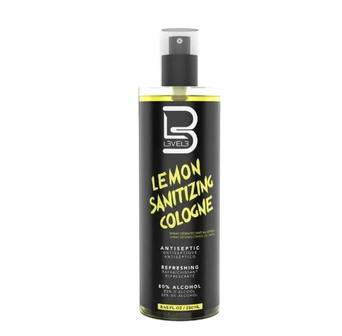 L3VEL3 LEMON SANITIZING COLOGNE 250ML