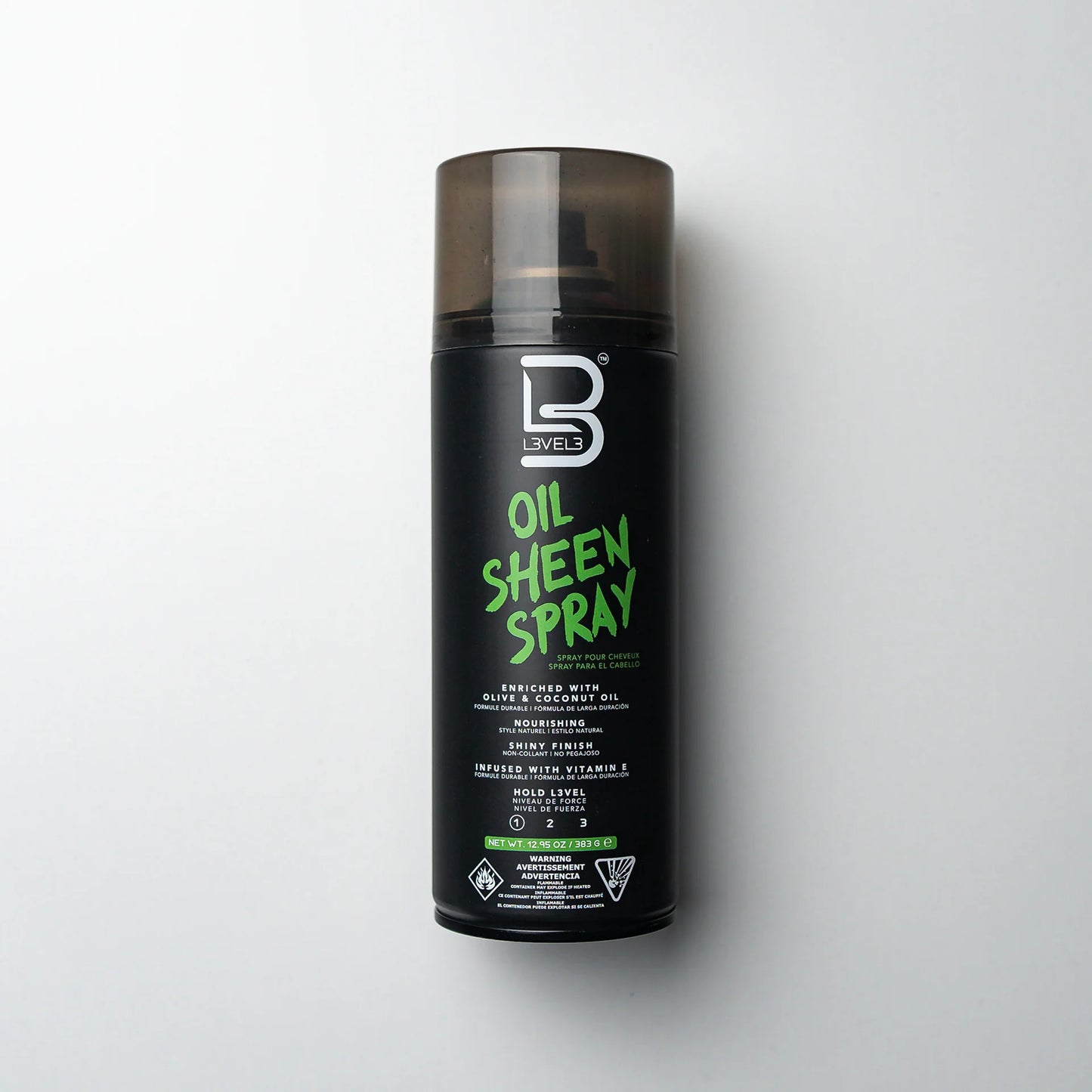 L3VEL3 Oil Sheen Spray 13.5oz – Olive Oil Gloss Finish
