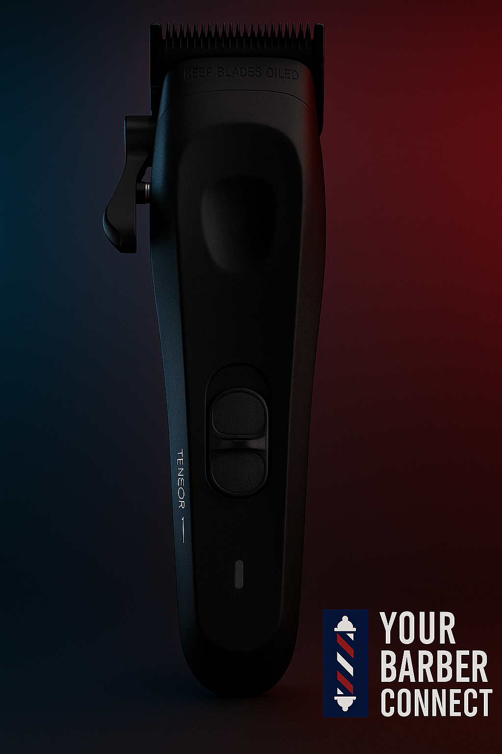 My Blades Tensor 1 AI-Powered Hair Clipper Black Edition zirconium DLC graphene blades