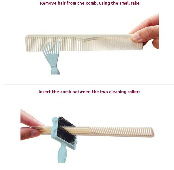 Olivia Garden Comb Cleaner 2 in 1 Hair Comb Cleaning Tool