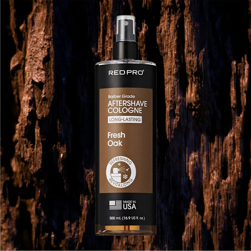 Red Pro Fresh Oak Aftershave Cologne 16.9oz barber aftershave