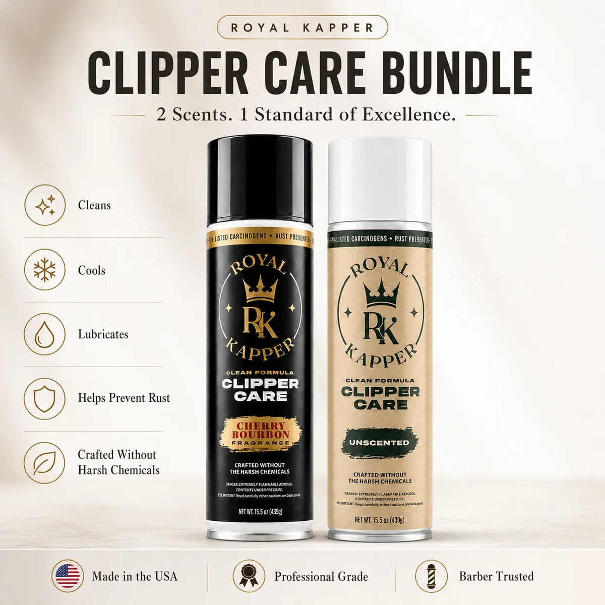 Royal Kapper Clipper Care Duo - Full Size