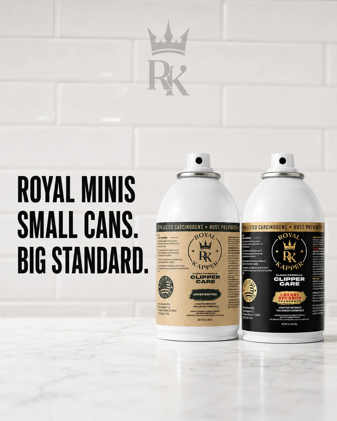 Royal Kapper Clipper Spray - Unscented Royal Mini 3 oz