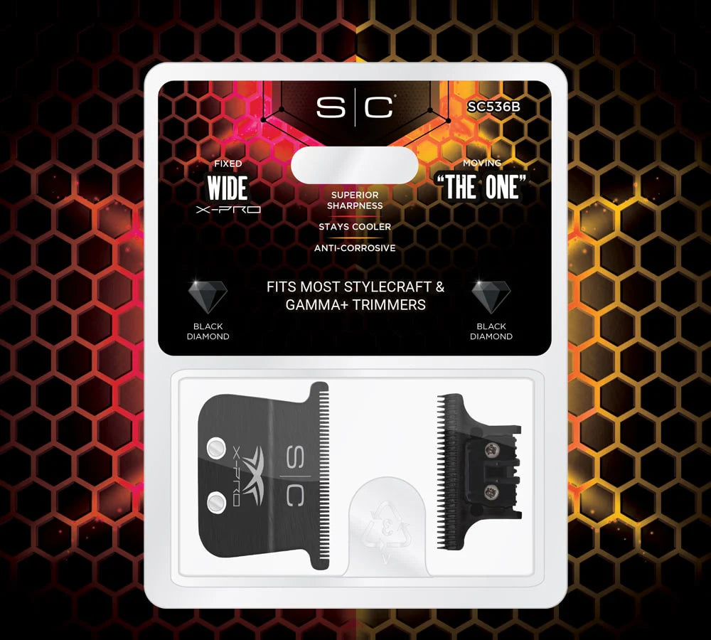 SC X pro Wide blade with Cutter - Black # SC536B