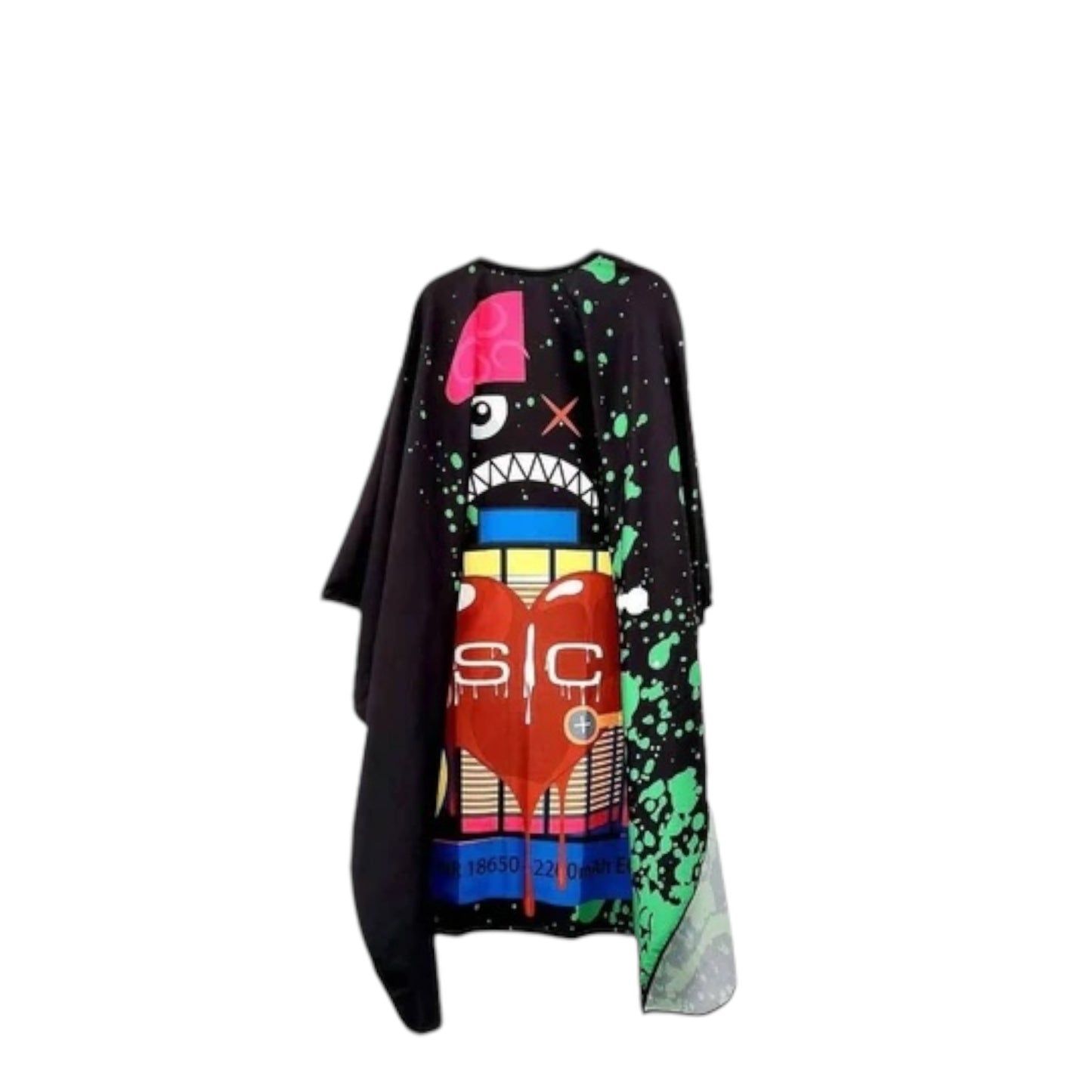 STYLECRAFT RADIOACTIVE BARBER & STYLIST CAPE - BLACK