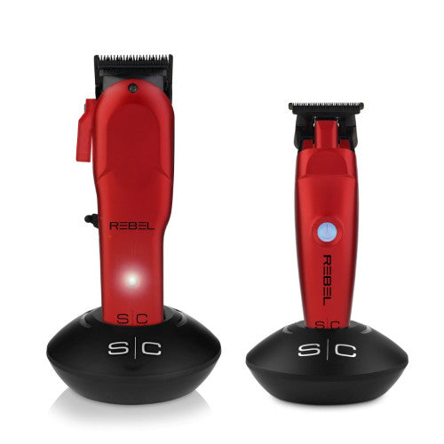 StyleCraft Rebel Clipper & Trimmer Combo Red #SC203R