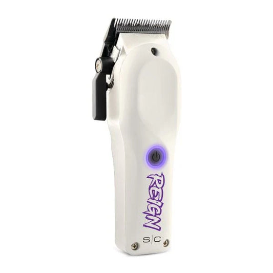 StyleCraft Reign Clipper white cordless 7800 RPM barber clipper