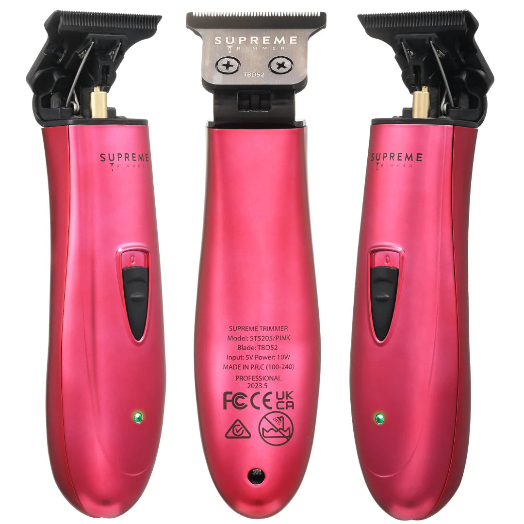 Supreme Trimmer T-Shaper DLC trimmer kit with guards and charging stand