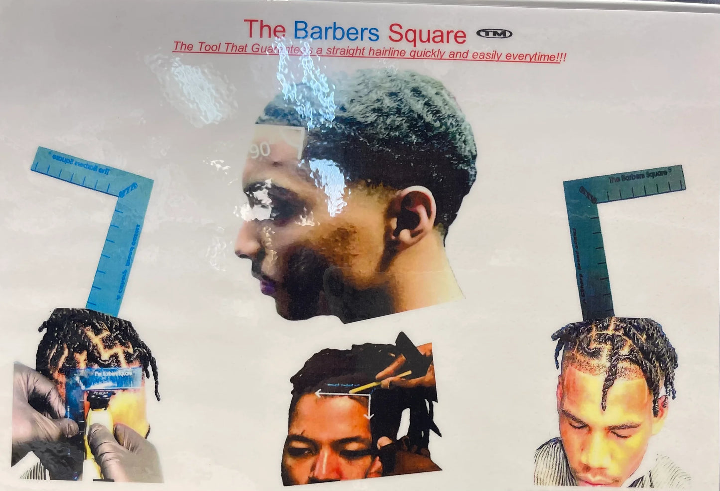 The Barbers Square Hairline straight hairline shaping tool