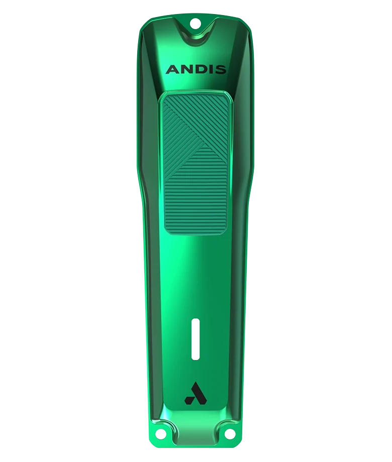 Andis Phenom Trimmer Vivid Collection green housing and grip from pack 564992
