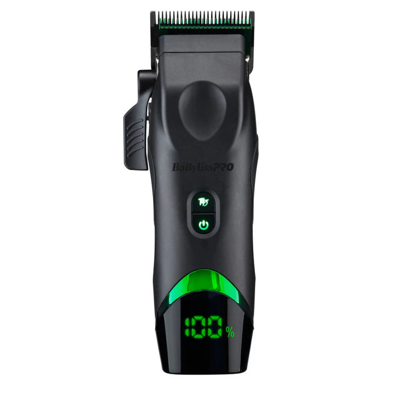 BaBylissPRO x Tomb45 FXT45C black wireless-charging clipper front view