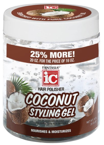 Fantasia Coconut Styling Gel 20 oz jar