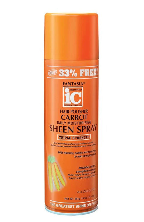 Fantasia IC Carrot Sheen Spray Hair Polisher 14 oz aerosol can