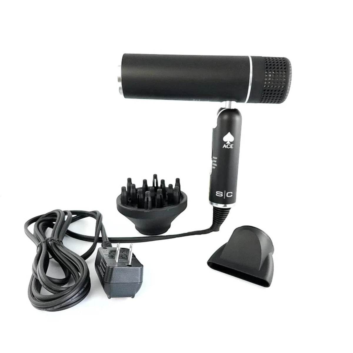 StyleCraft Ace SC103B hair dryer package contents