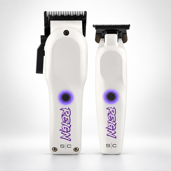 StyleCraft Reign White Clipper & Trimmer Set – SC620W + SC422W