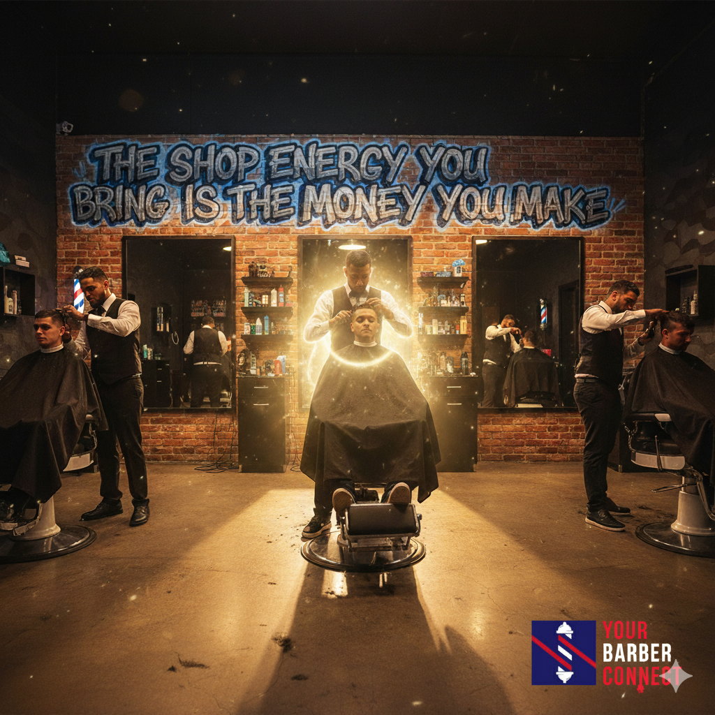 The Shop Energy You Bring Is The Money You Make | Barber Mindset – Your Barber Connect