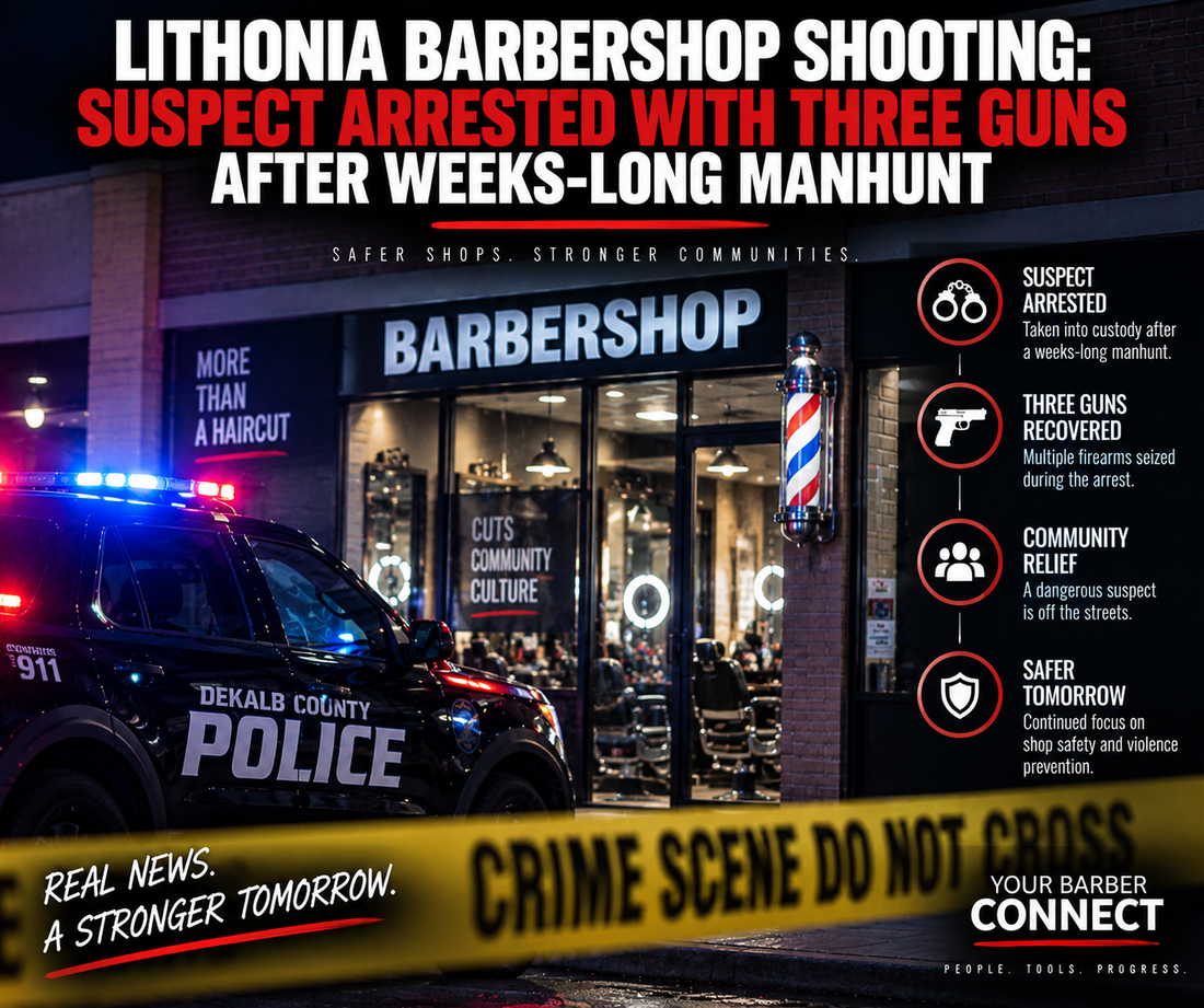 Your Barber Connect-Lithonia Barbershop Shooting: Suspect Arrested With Three Guns After Weeks-Long Manhunt