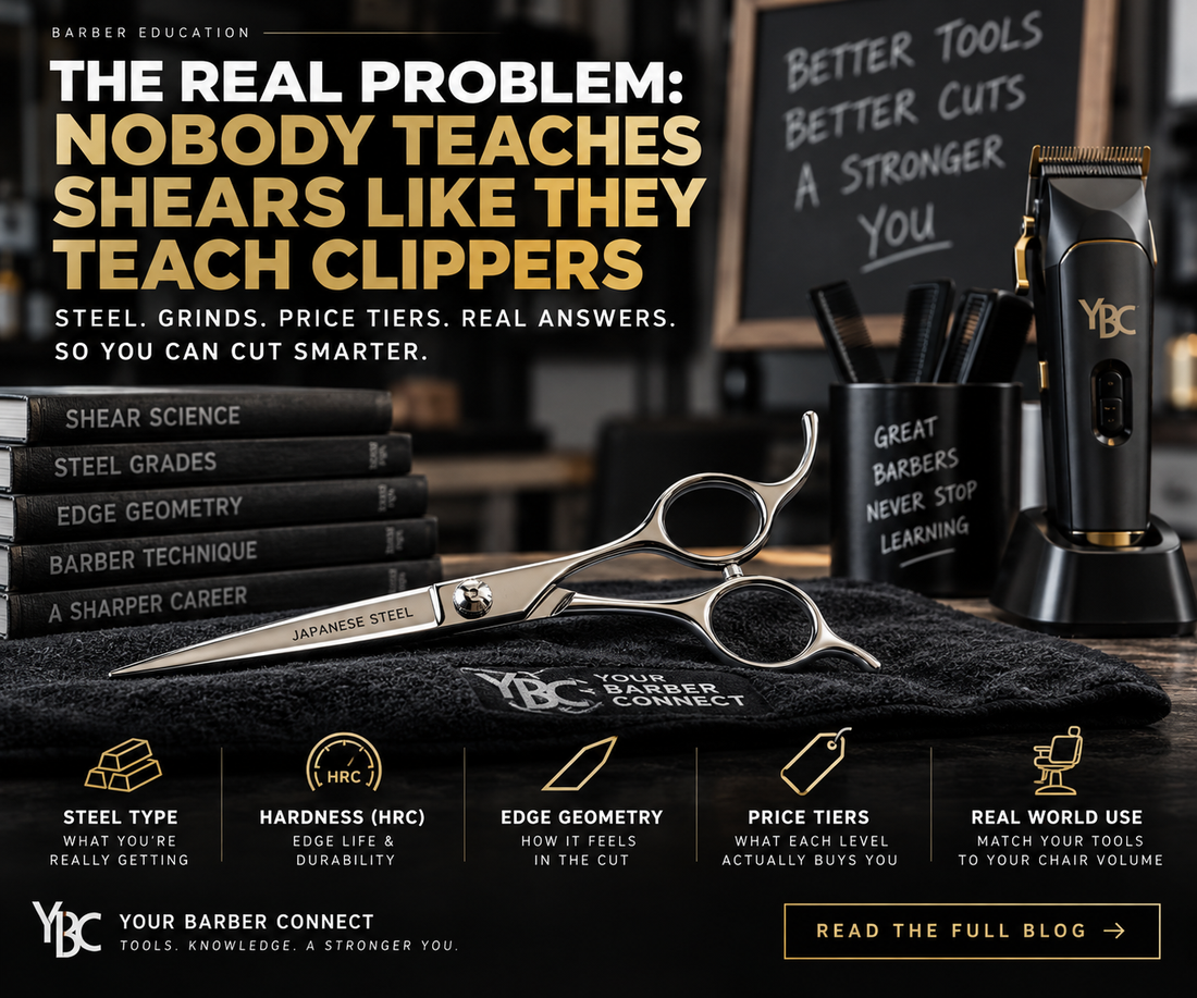 Your Barber Connect The 2026 Barber Shears Buying Guide: Steel Type & Price Tiers Explained