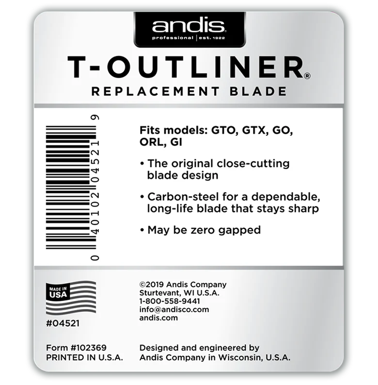 Andis T-Outliner Blade #04521