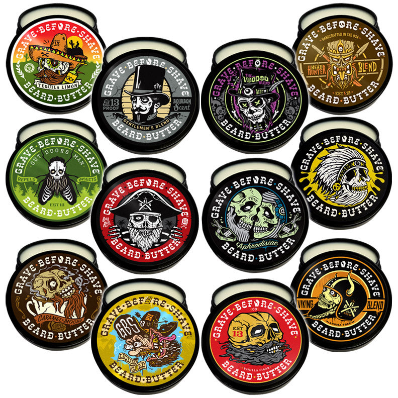 Grave Before Shave Beard Butter – 4 oz – product assortment hero image