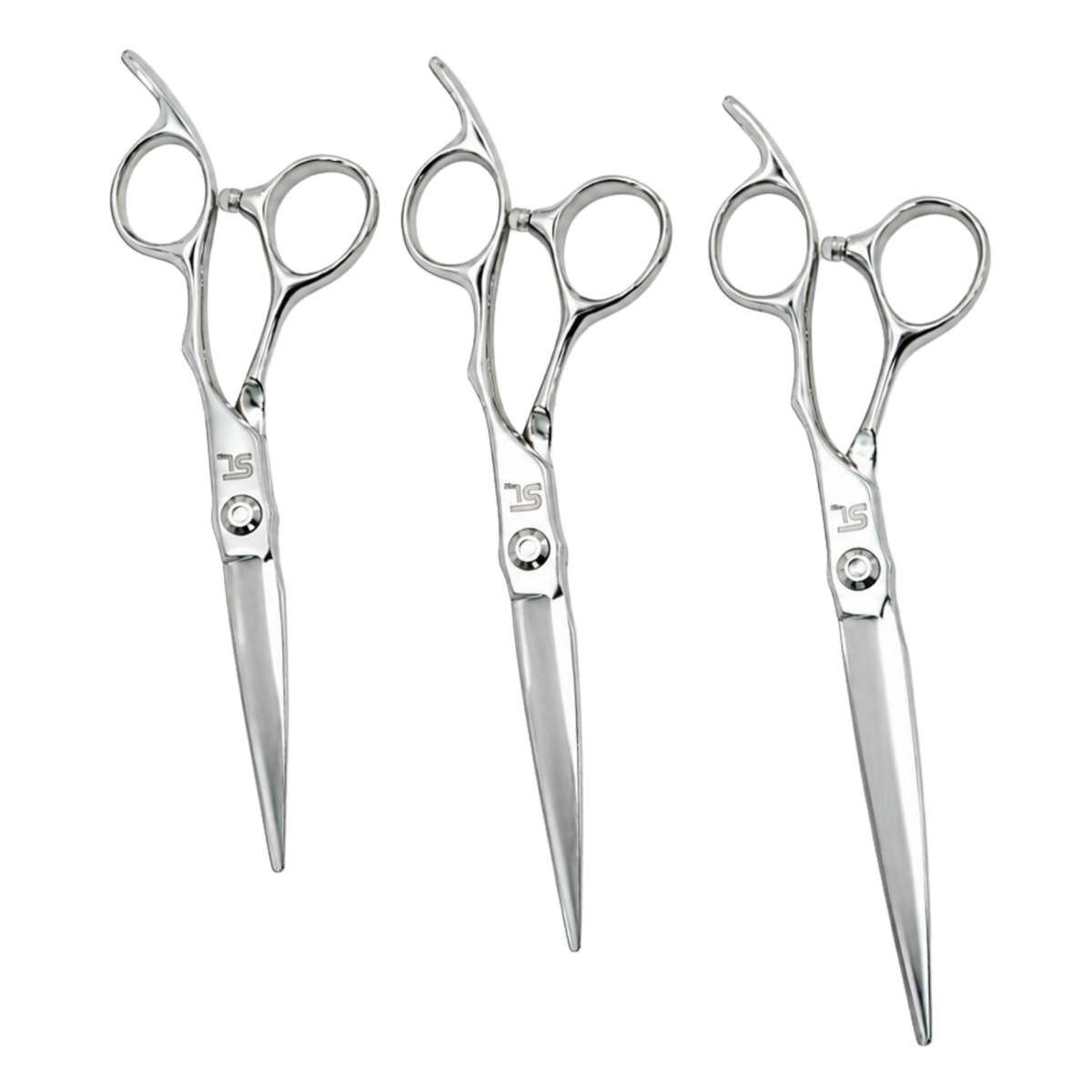 Supreme Trimmer Darkstar barber shears – ATS314 steel and convex edge detail