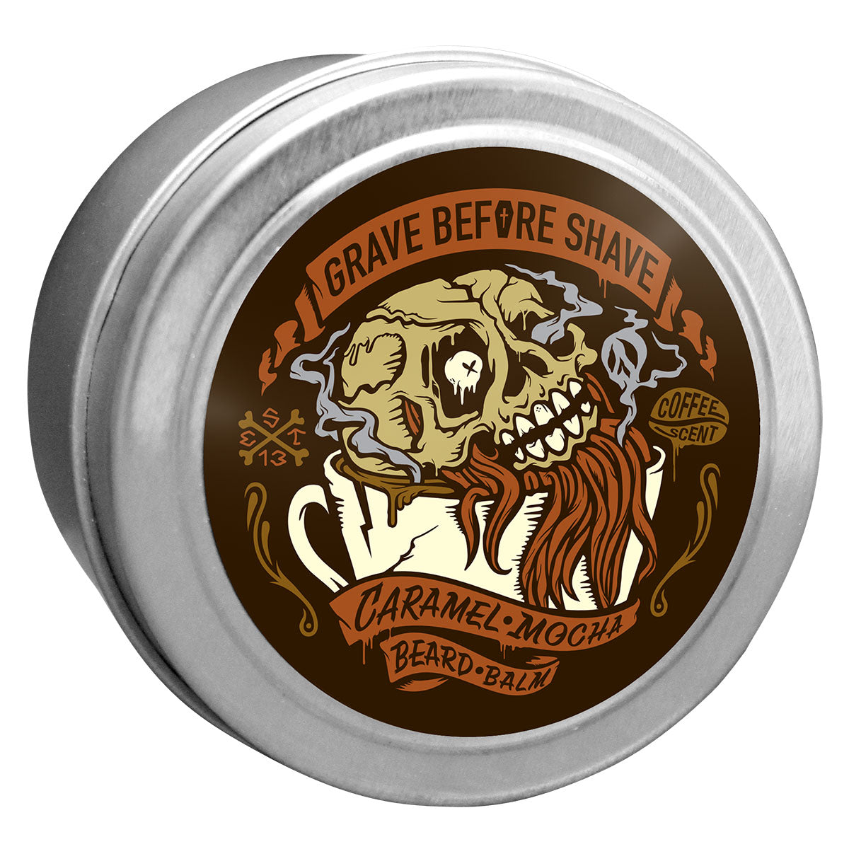 Grave Before Shave Beard Balm – 4 oz – 4OZCARAMELMOCHABALMANGLE product view