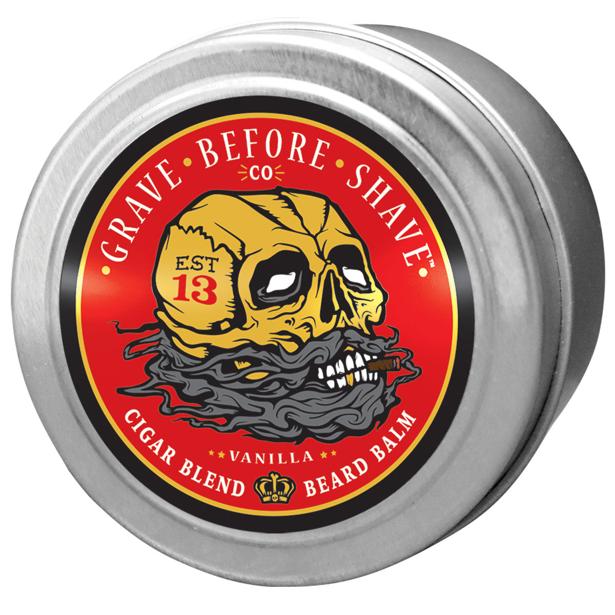 Grave Before Shave Beard Balm – 4 oz – 4OZCIGARBALMANGLE product view
