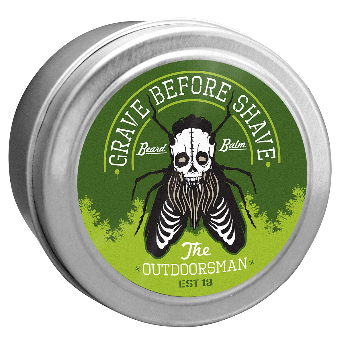 Grave Before Shave Beard Balm – 4 oz – 4OZOUTDOORSMANBALMANGLE product view
