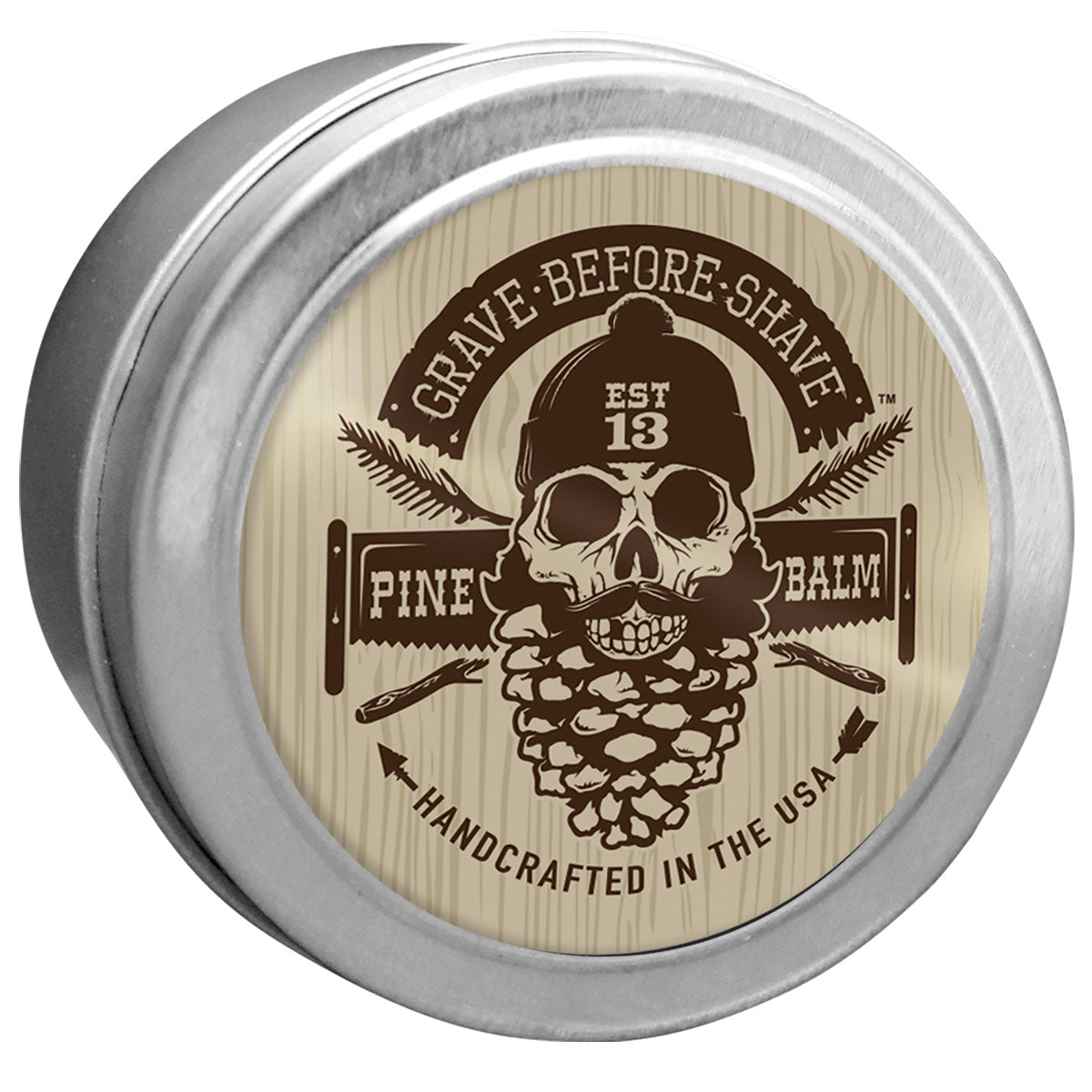 Grave Before Shave Beard Balm – 4 oz – 4OZPINEBALMANGLE product view