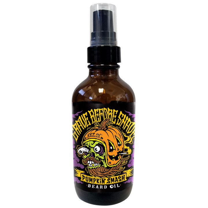 Grave Before Shave Beard Oil – 4 oz Pump – 4oz pumpkin smash beard OIL product view