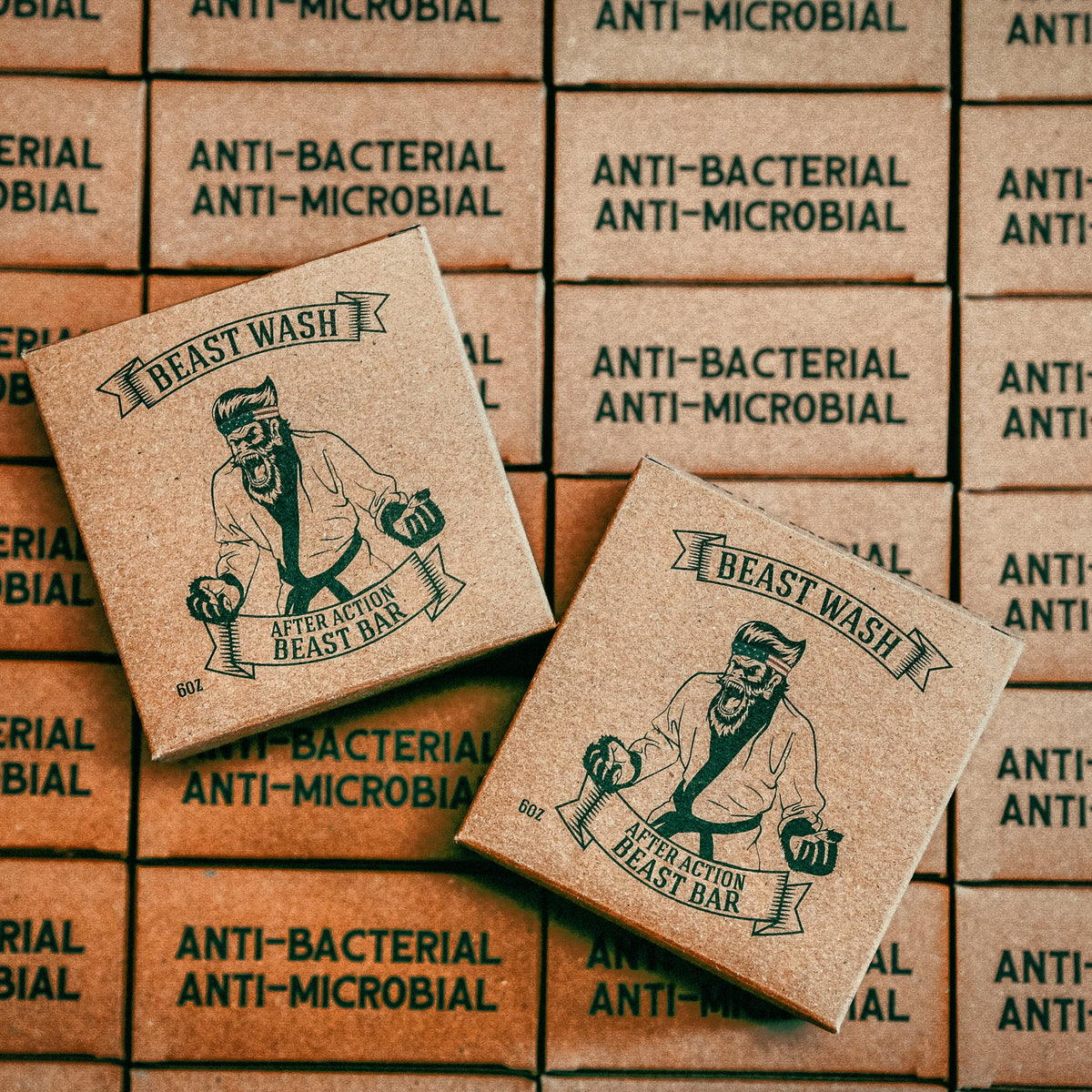 Johnny Slicks After Action Beast Bar – Peppermint & Tea Tree – bar soap lather or use image