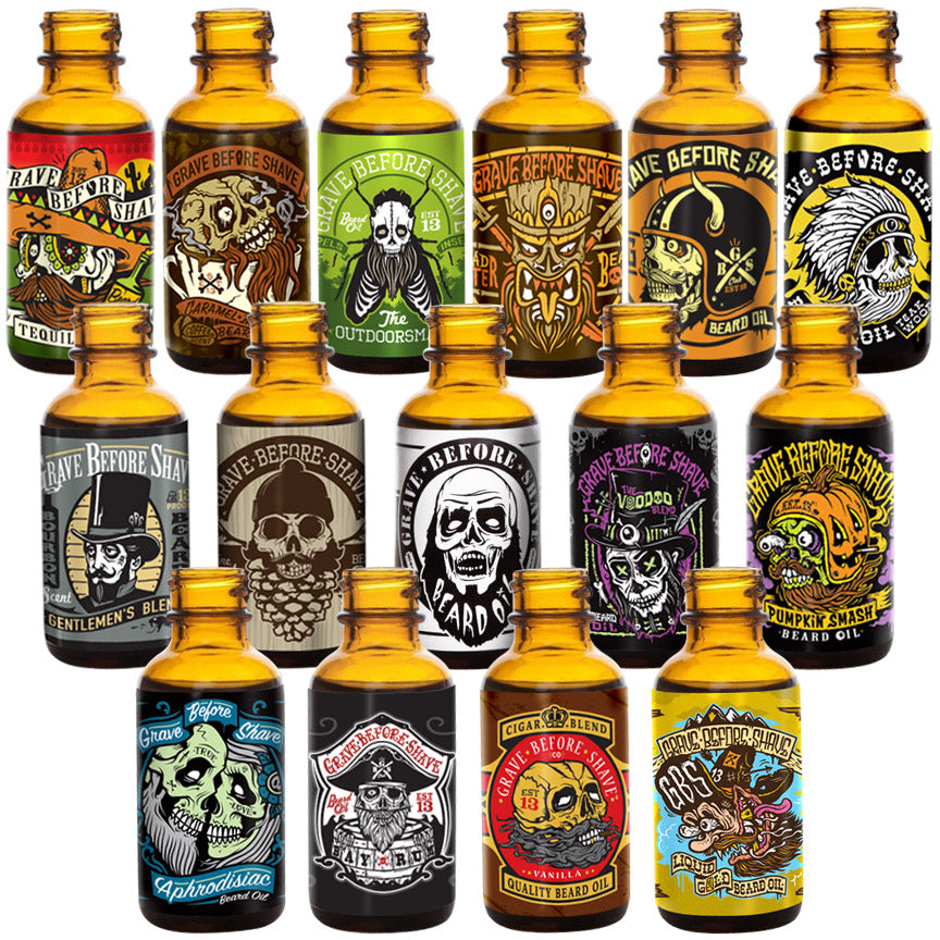 Grave Before Shave Beard Oil – 1 oz – product assortment hero image
