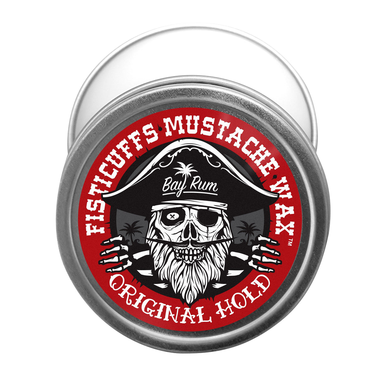 Fisticuffs Bay Rum Original Hold Mustache Wax – AMAZON2022BAYRUMWAXROUNDTINbig product view