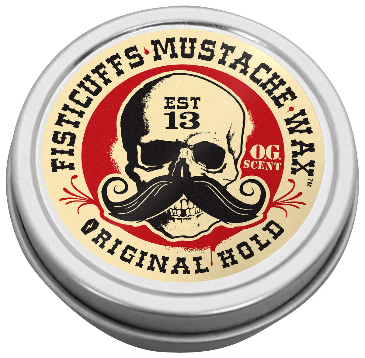 Fisticuffs Original Hold Mustache Wax – 1 oz – product assortment hero image