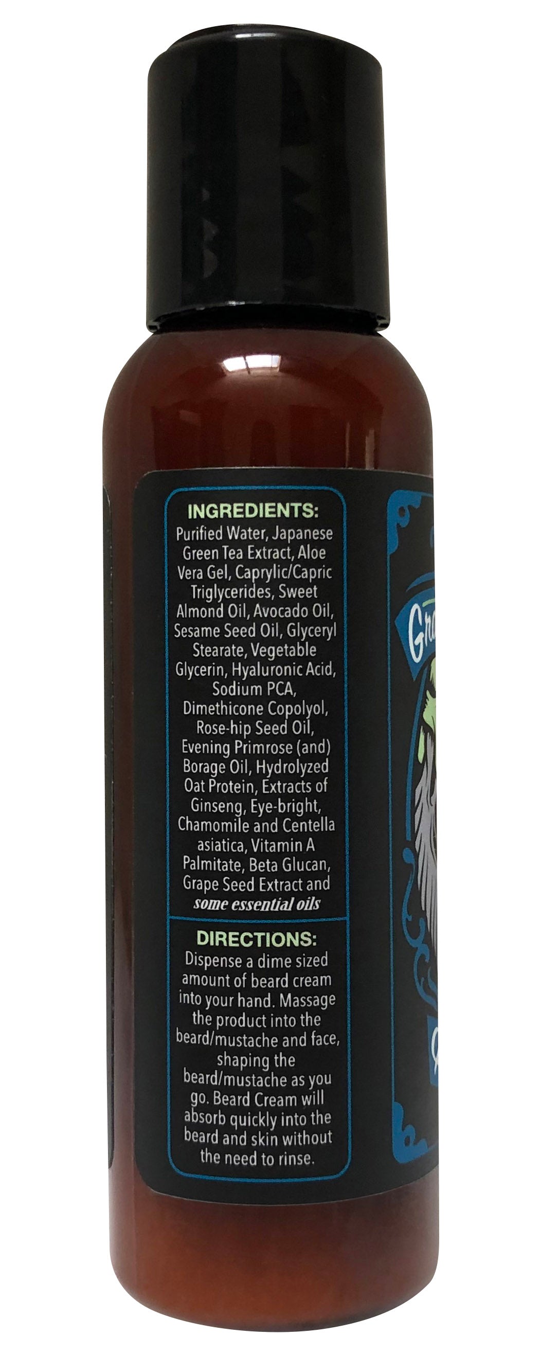 Grave Before Shave Aphrodisiac beard cream ingredients label
