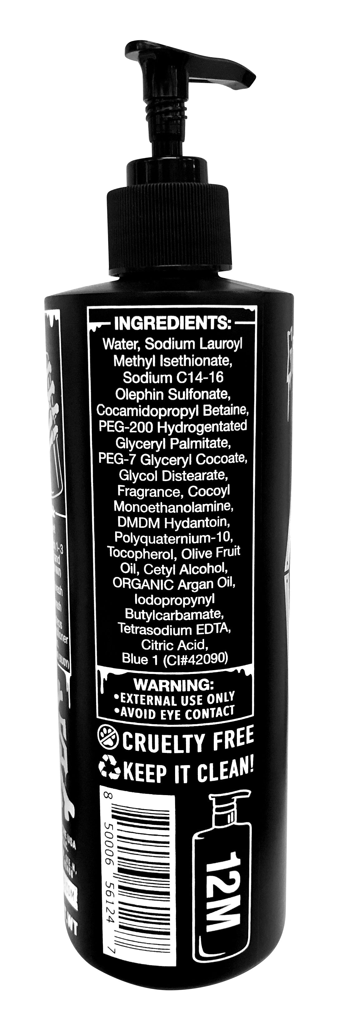 Grave Before Shave Beard Wash – 16 oz Pump – AMAZONBIG16OZBEARDWASHSIDE2 product view